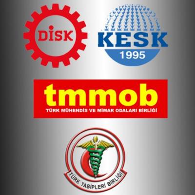 DİSK-KESK-TMMOB-TTB: KRİZİN BEDELİNİ ÖDEMEYECEĞİZ! EMEĞİN HAKLARINI SAVUNMAK İÇİN OMUZ OMUZA! DİSK-KESK-TMMOB-TTB: KRİZİN BEDELİNİ ÖDEMEYECEĞİZ! EMEĞİN HAKLARINI SAVUNMAK İÇİN OMUZ OMUZA!